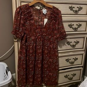 Brand new cute blue rain dress in Large from Francesca’s